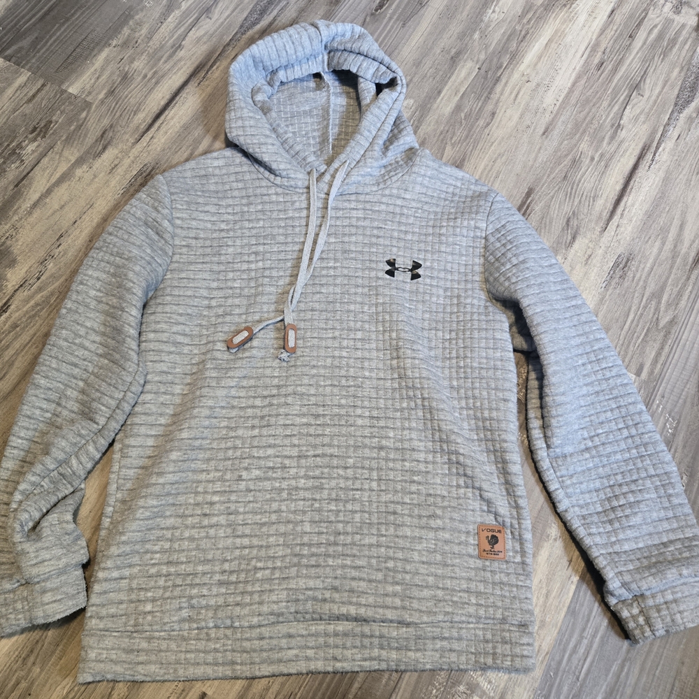 Under Armour Light Gray Textured Hoodie